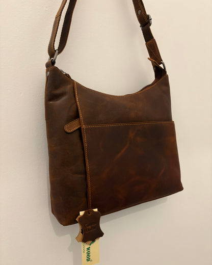 The Layla Leather Crossbody Purse