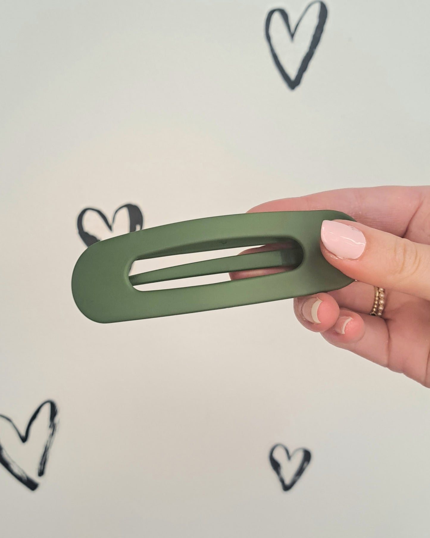 Large Matte Duckbill Hair Barrette