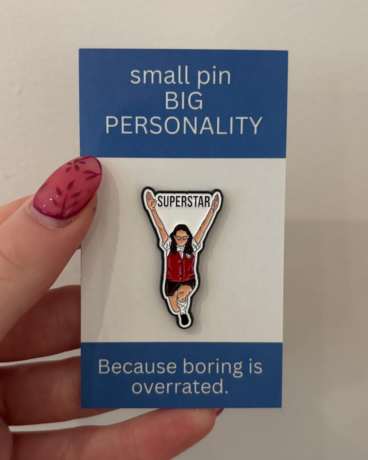 Superstar Enamel Pin
