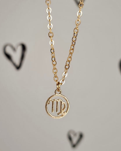 Gold Zodiac Necklace