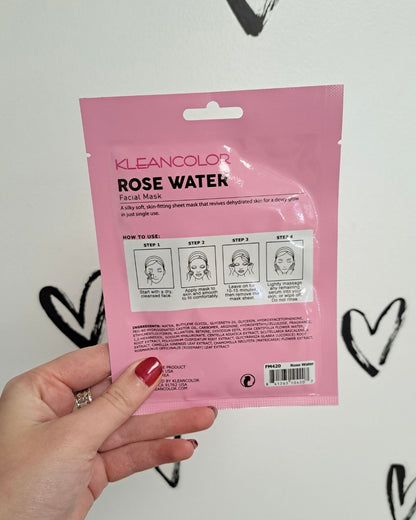 Rose Water Facial Mask