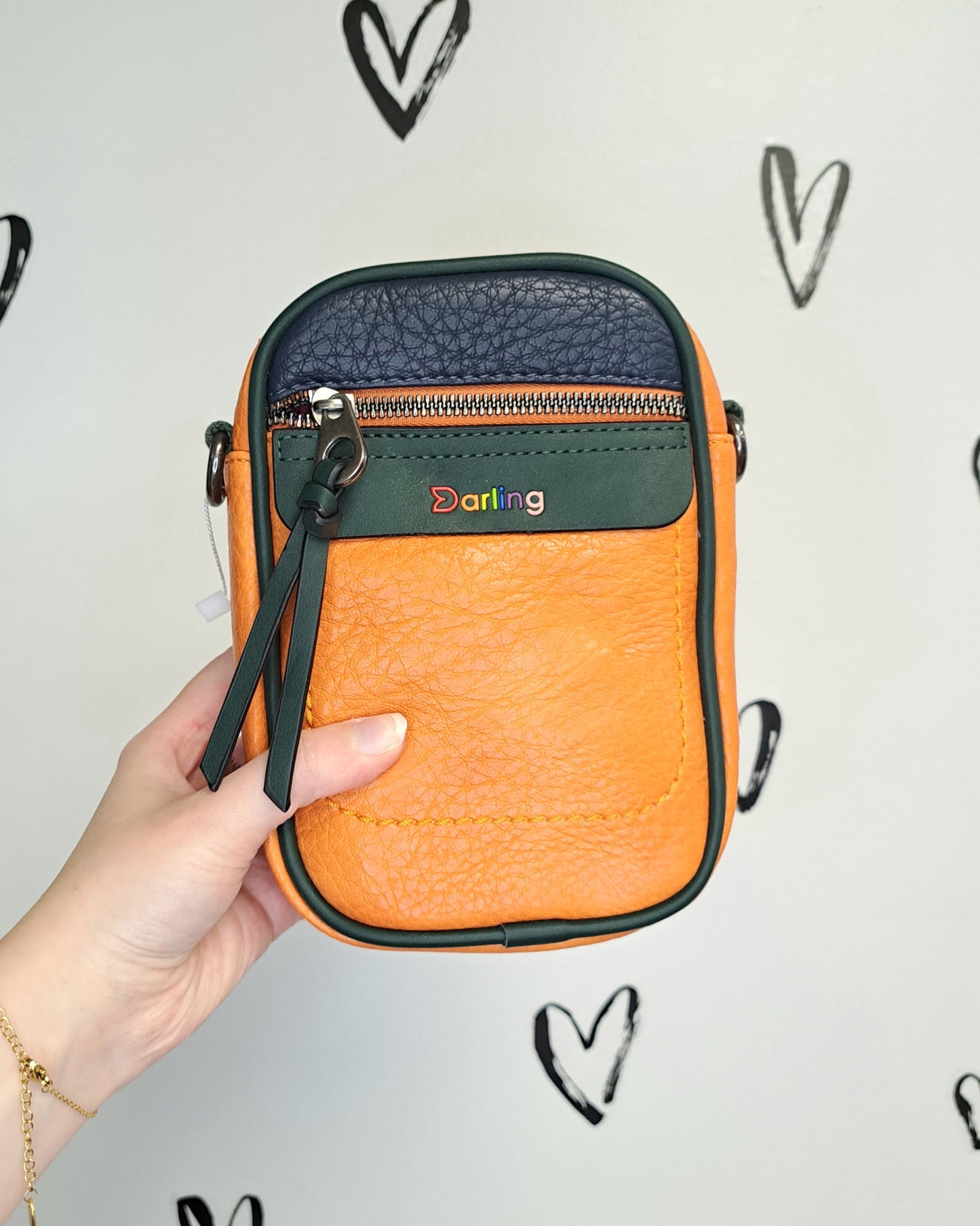 Retro Multi-Color Crossbody Purse 🍁