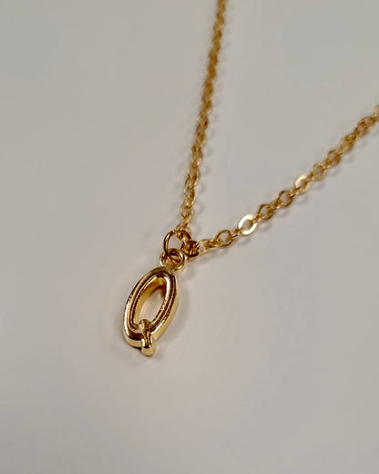 Gold Initial Necklace