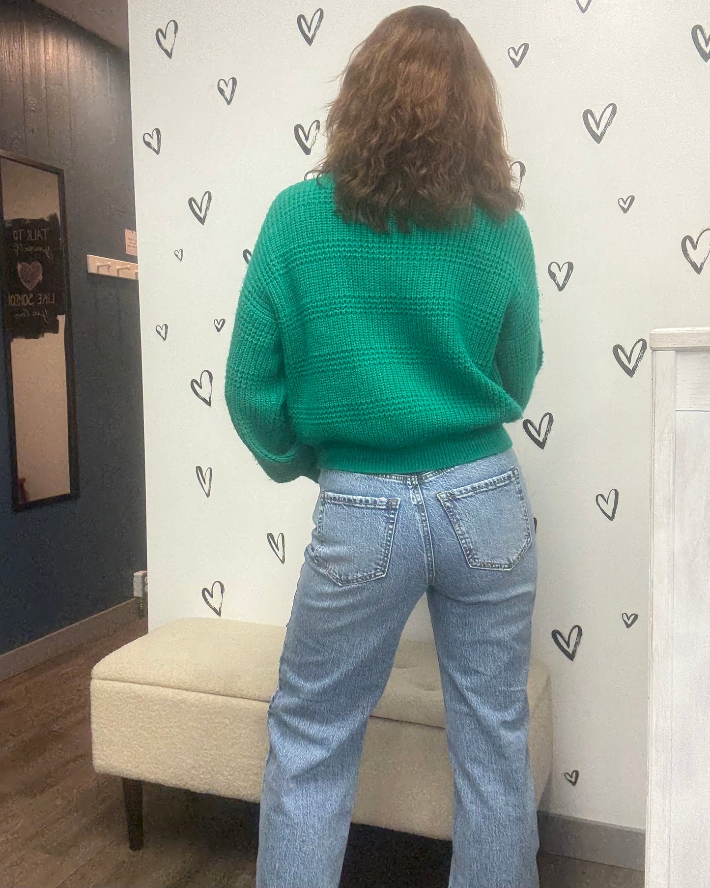 The Tessa High Rise Wide Leg Distressed Jeans