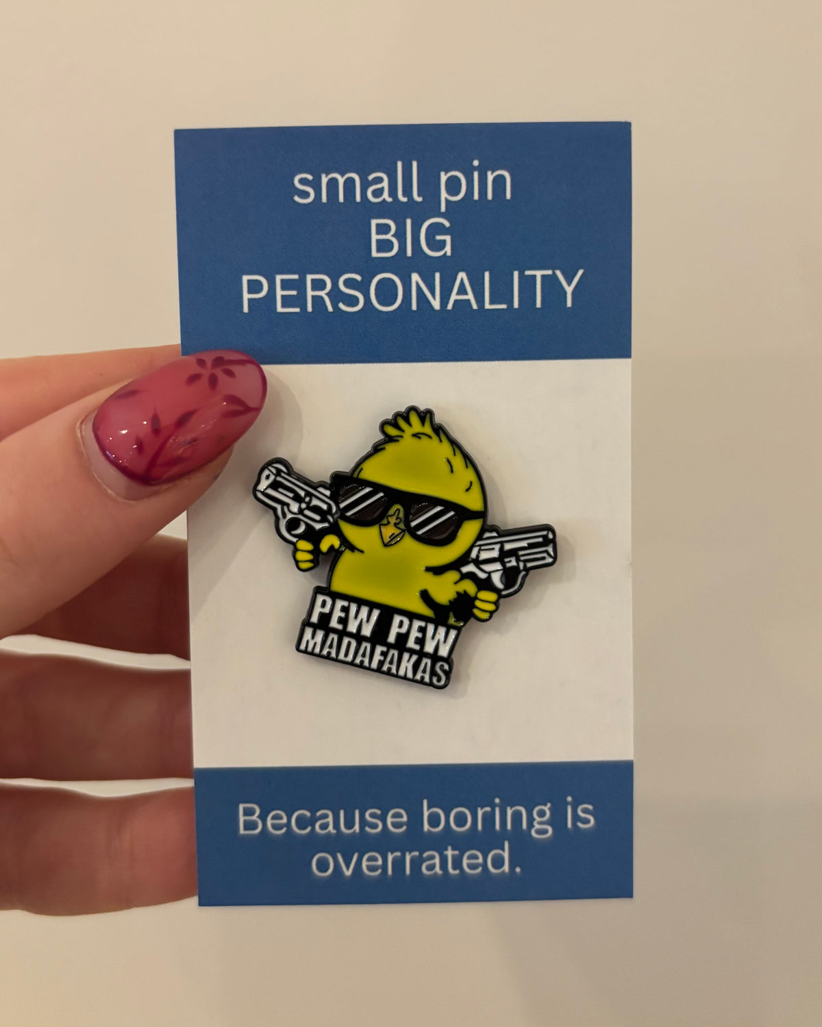 Pew Pew Enamel Pin