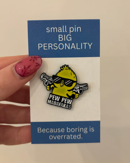 Pew Pew Enamel Pin