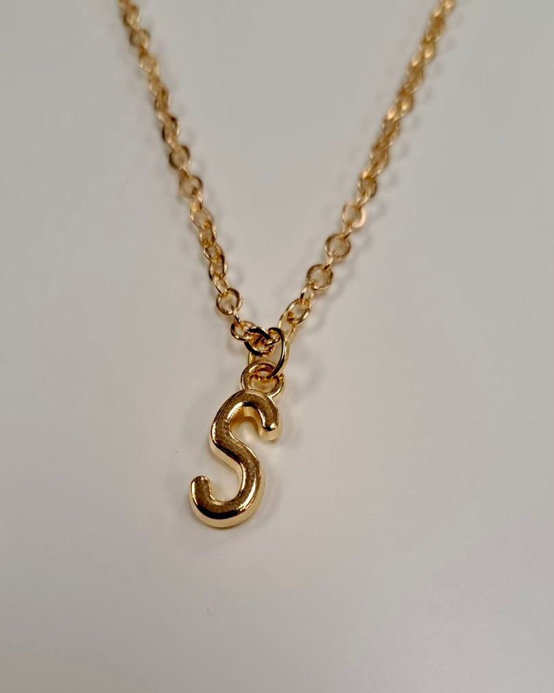 Gold Initial Necklace