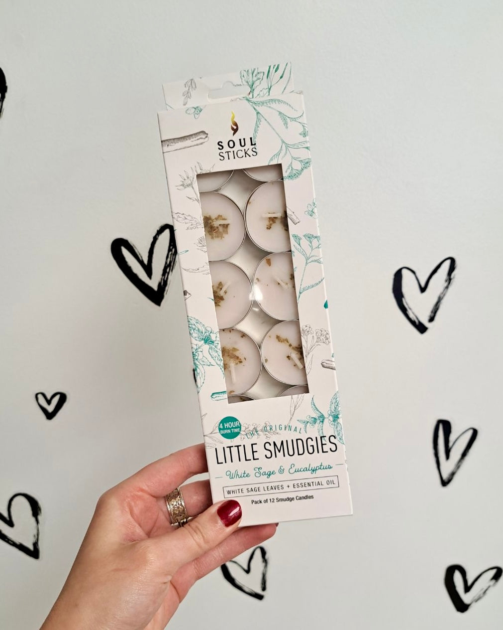 Eucalyptus + White Sage Little Smudgies Tea Light Candle Pack