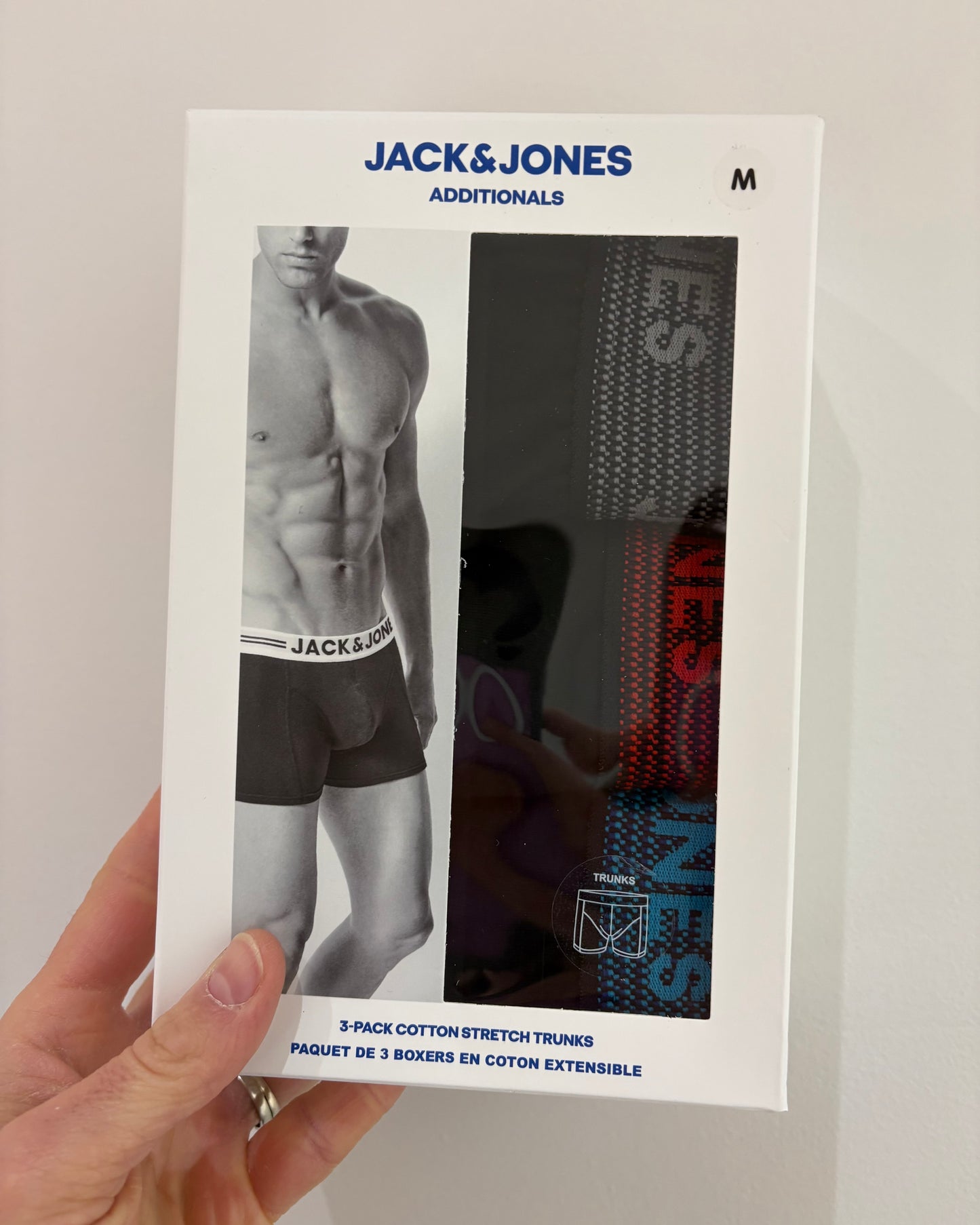 Black 3-Pack Organic Cotton Trunks