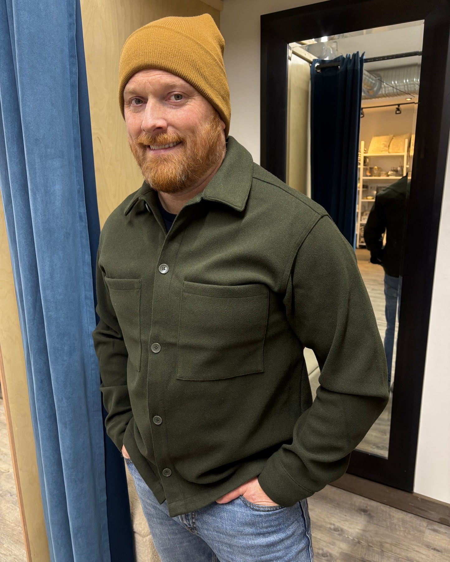 The Jerry Long Sleeve Fleece Overshirt