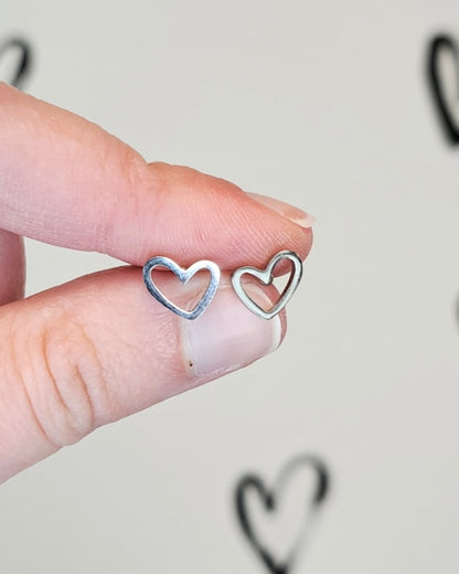 Heart Studs