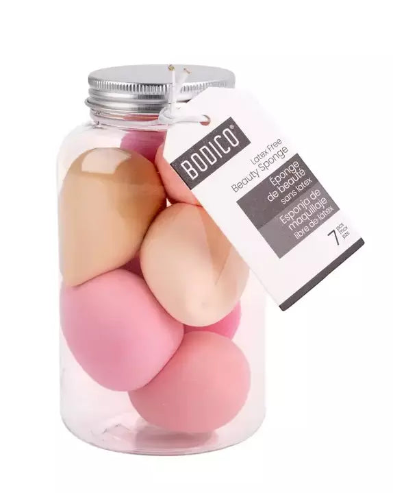 7-piece Makeup Sponge Mason Jar Set