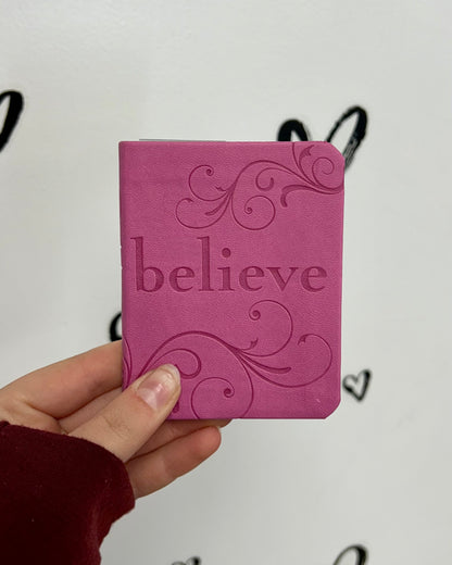 "Believe" Mini Inspirational Quote Book