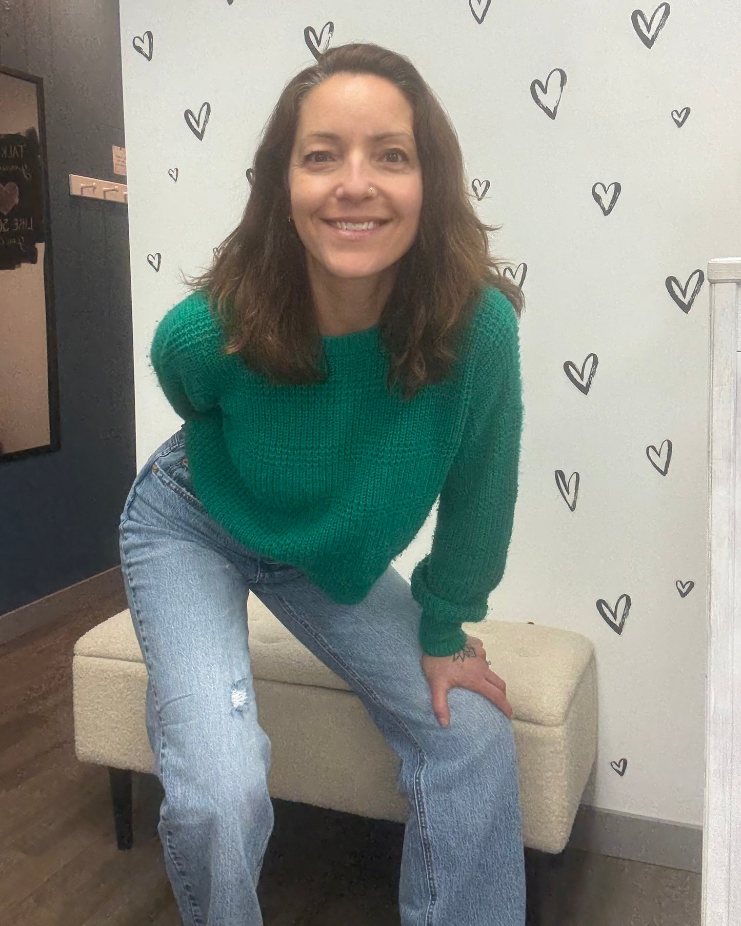 The Tessa High Rise Wide Leg Distressed Jeans