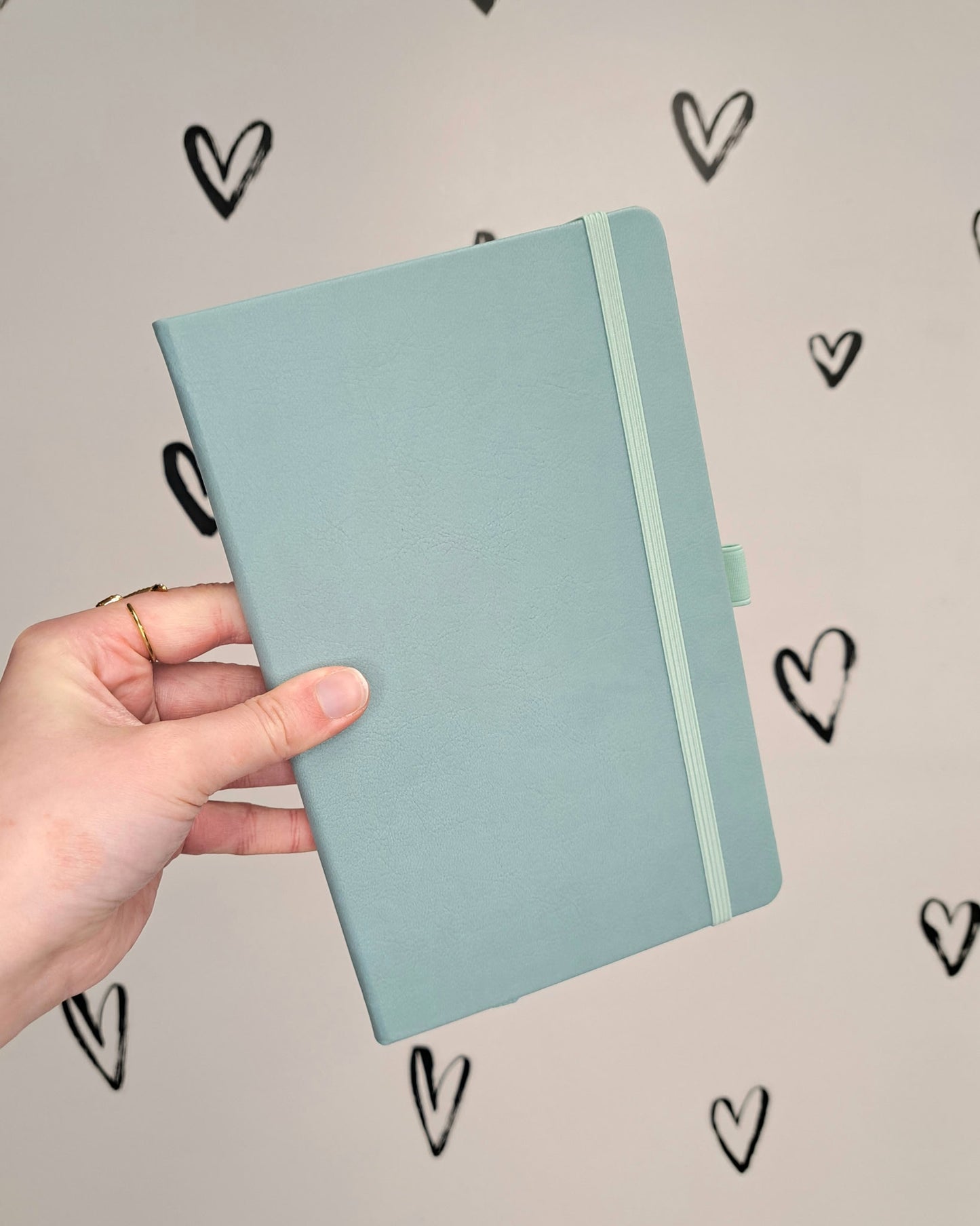Vegan Leather Lined Notebook - 4 COLORS 🍁