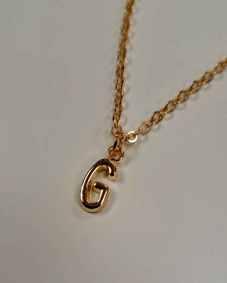 Gold Initial Necklace