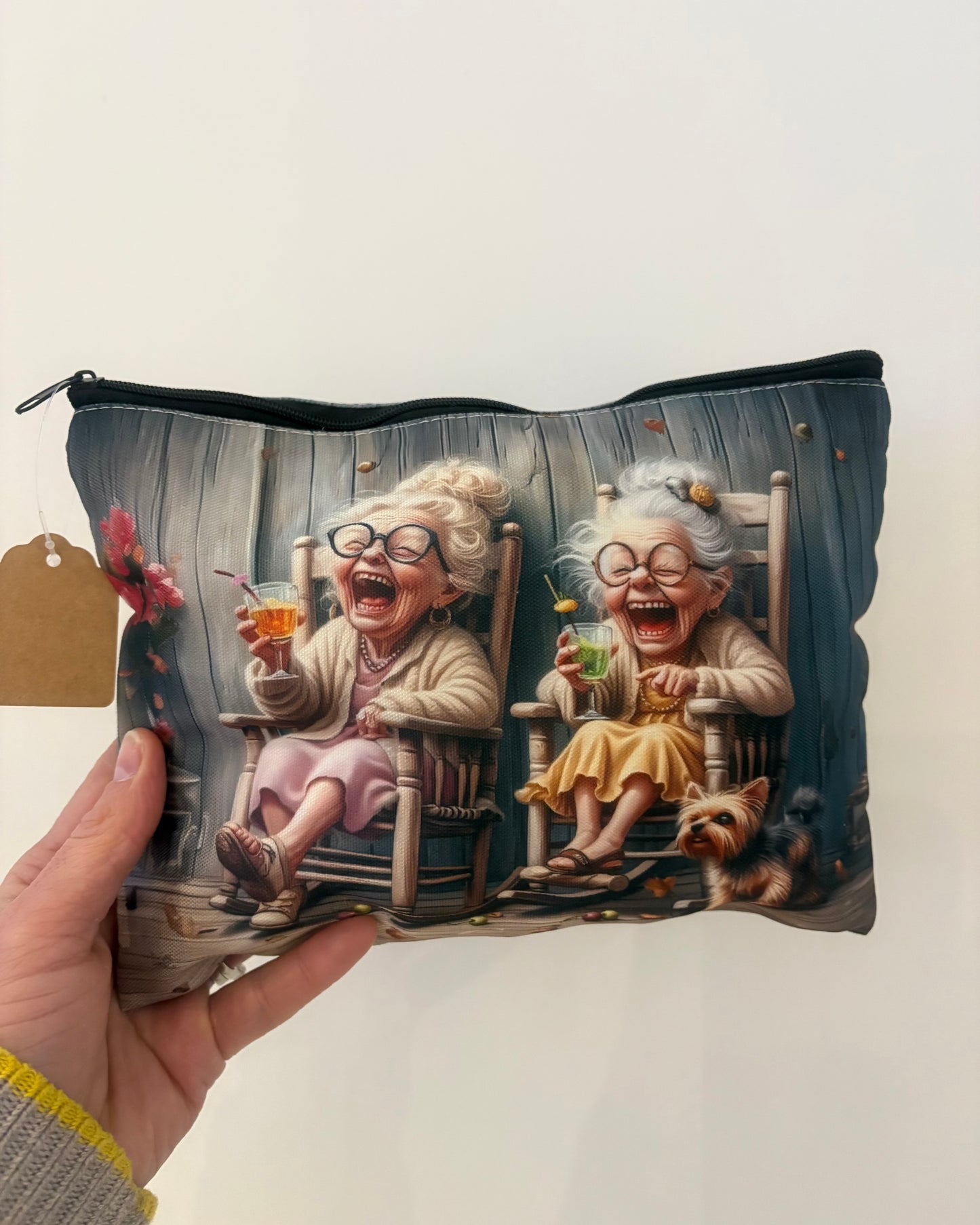 Porch Laughs Cosmetic Bag