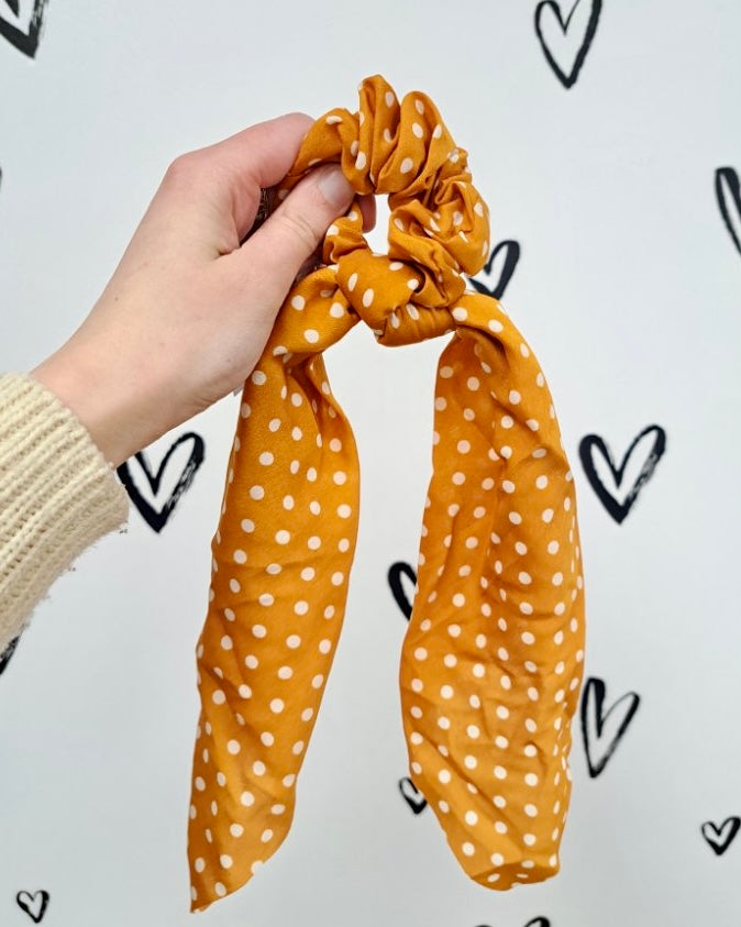 Scrunchie Scarves - Polka Dot Collection