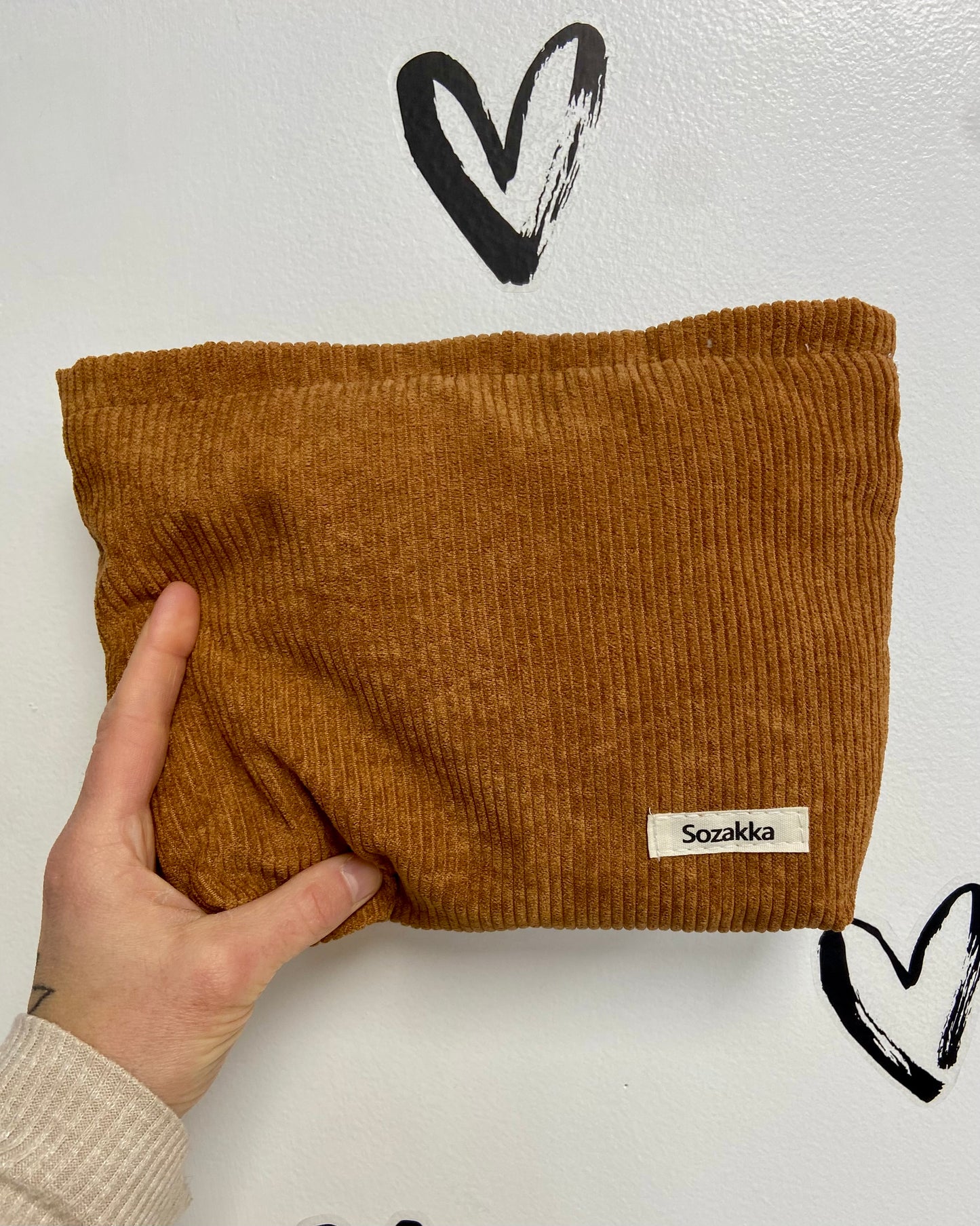 Corduroy Cosmetic Bag