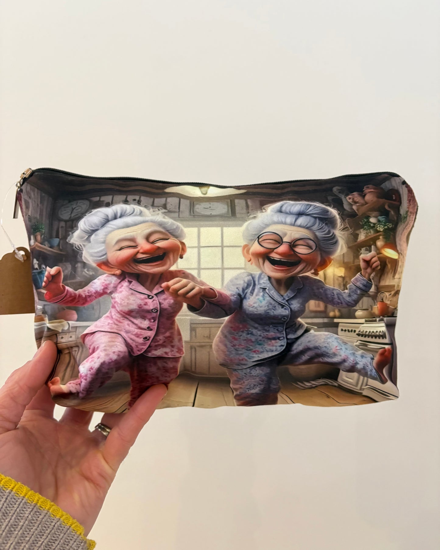PJ Dancing Grannies Cosmetic Bag