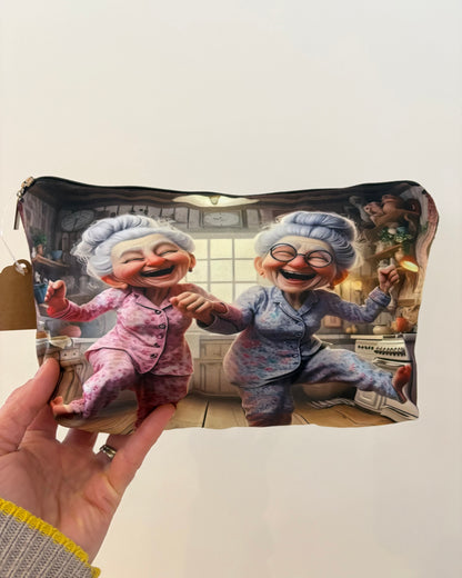 PJ Dancing Grannies Cosmetic Bag