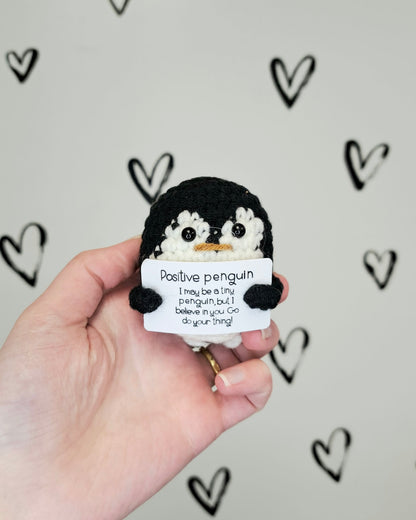 Positive Penguin Tiny Stuffy