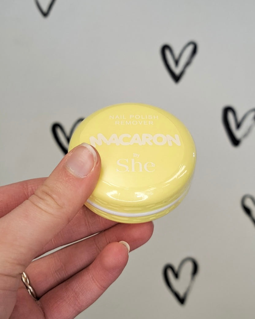 Macaroon Nail Polish Remover Pads