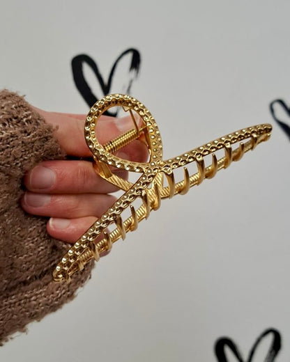 Gold Large Claw Hair Clip