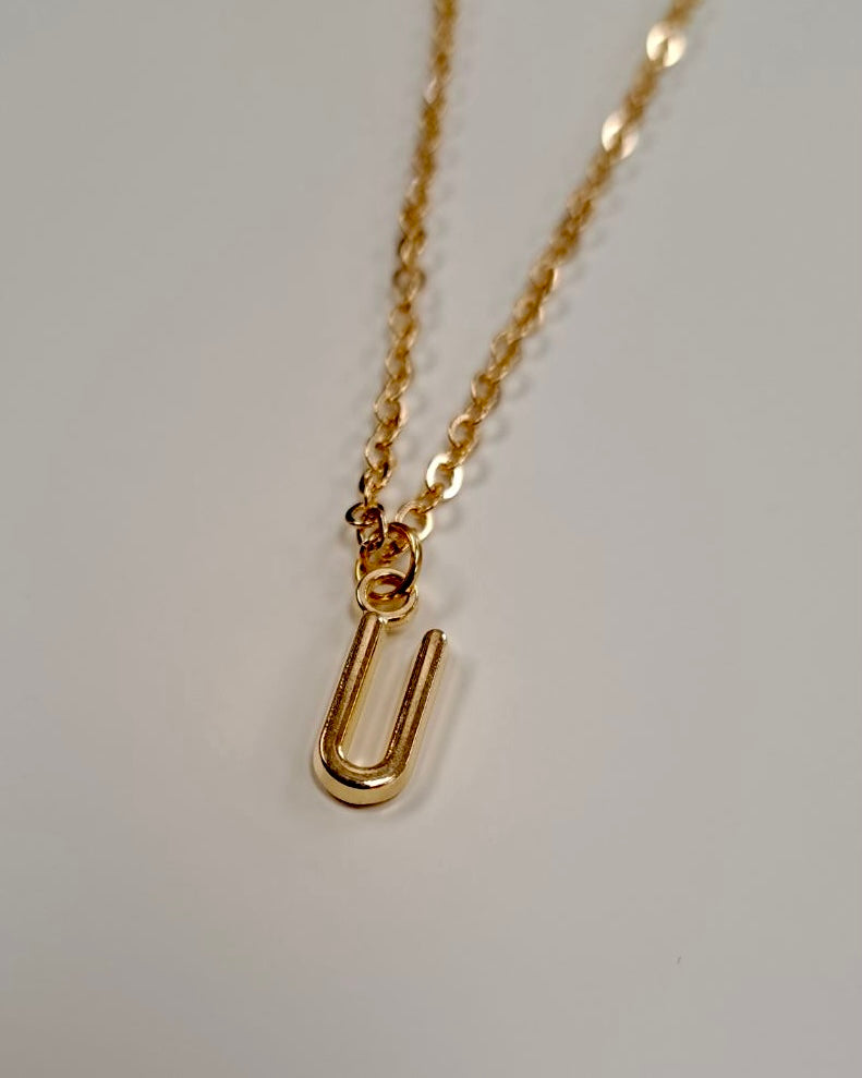 Gold Initial Necklace