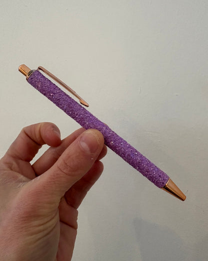 Sparkly Rose Gold Pen