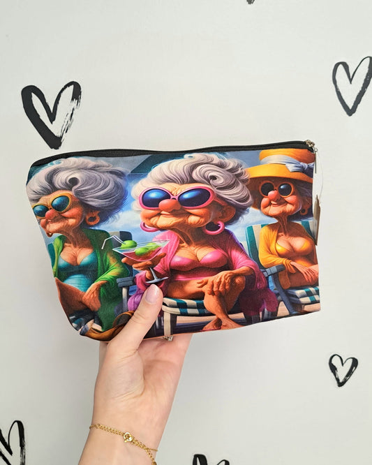 Beach Martinis Cosmetic Bag
