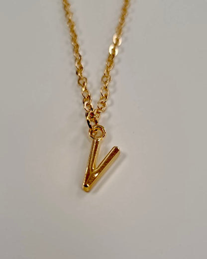 Gold Initial Necklace