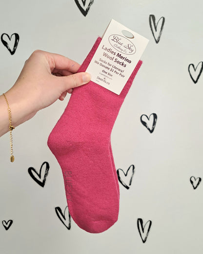 Ladies Merino Wool Socks 🍁 10 COLORS
