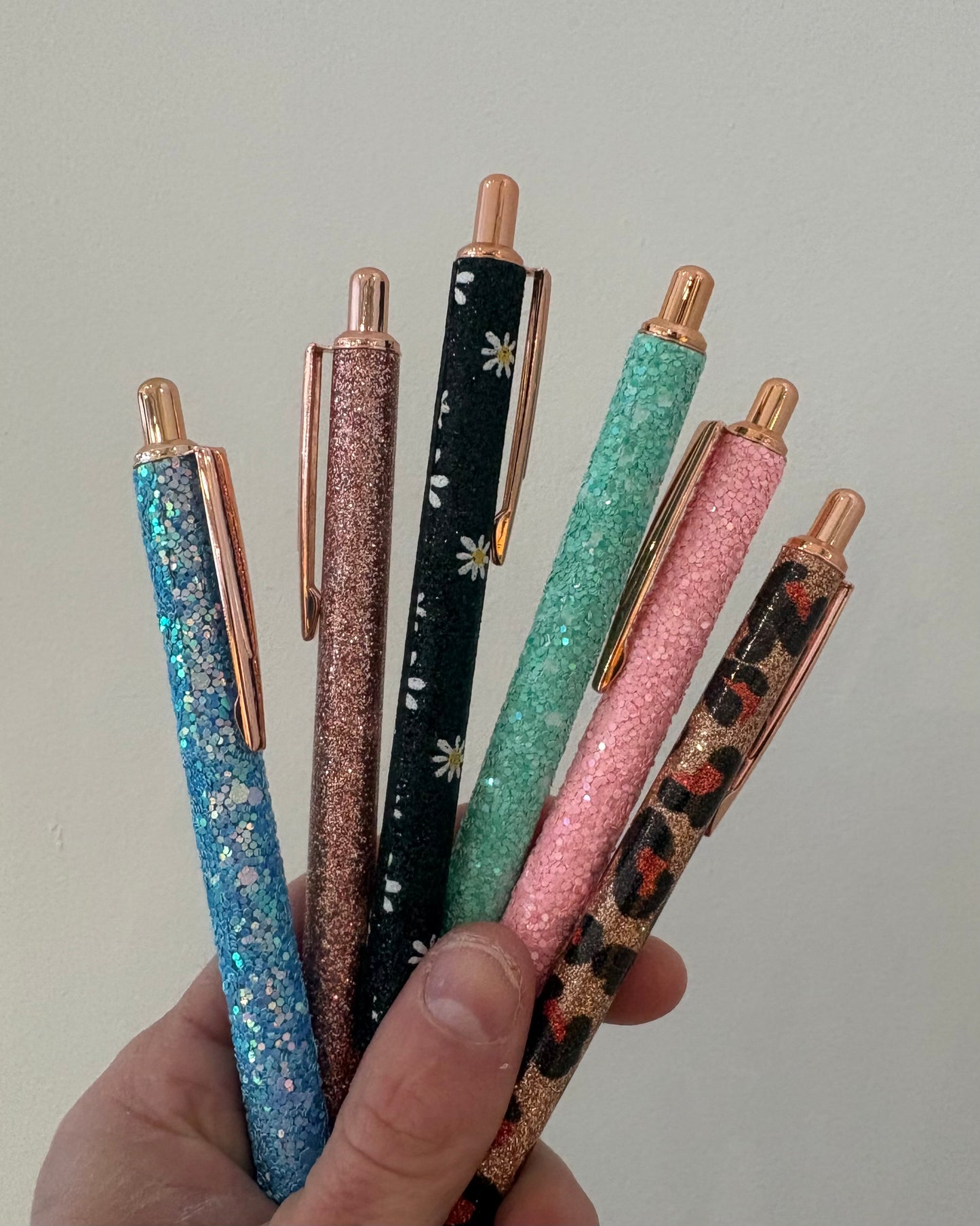 Sparkly Rose Gold Pen