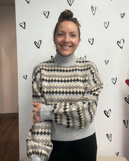 The Gaiva High Neck Sweater - 2 COLORS