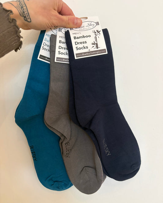 Men's Bamboo Dress Socks 🍁 3 COLORS