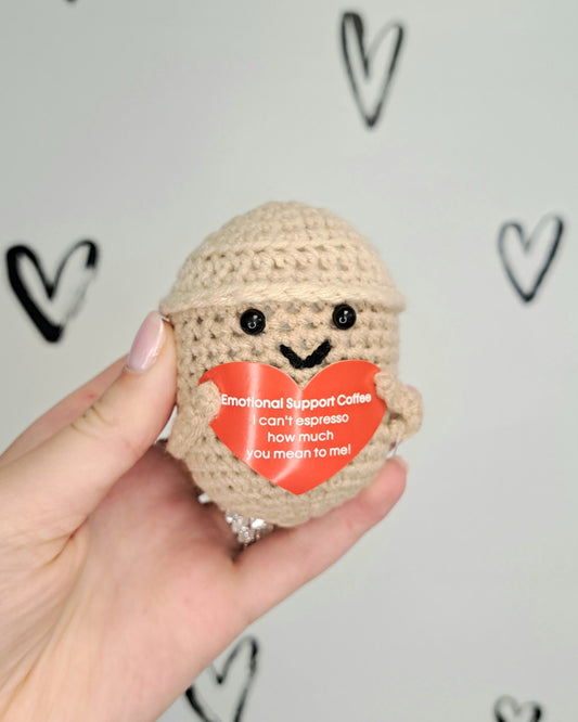Emotional Support Coffee Tiny Stuffy