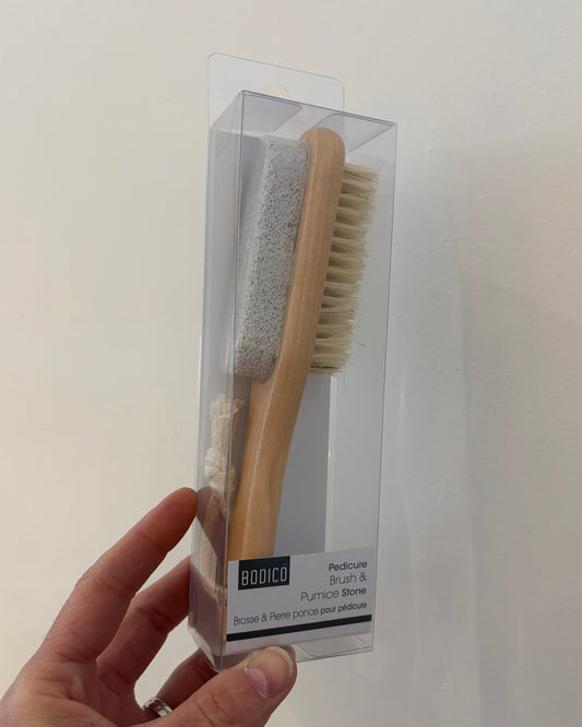 Pedicure Brush + Pumice Stone