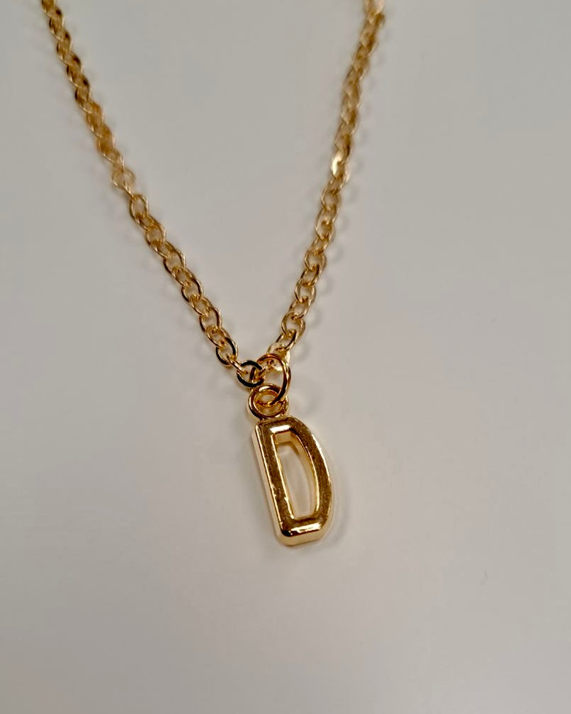 Gold Initial Necklace