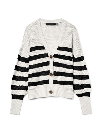 The Lea V-neck Short Cardigan - 2 COLORS