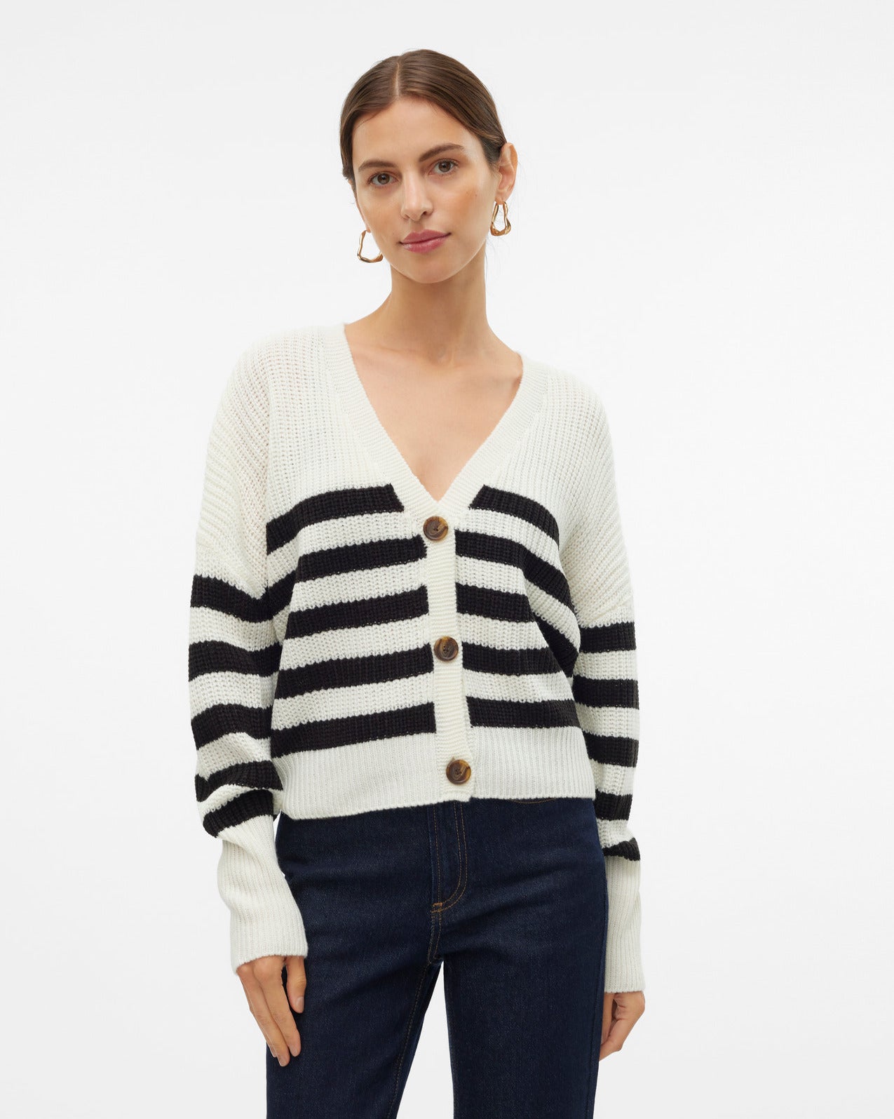 The Lea V-neck Short Cardigan - 2 COLORS