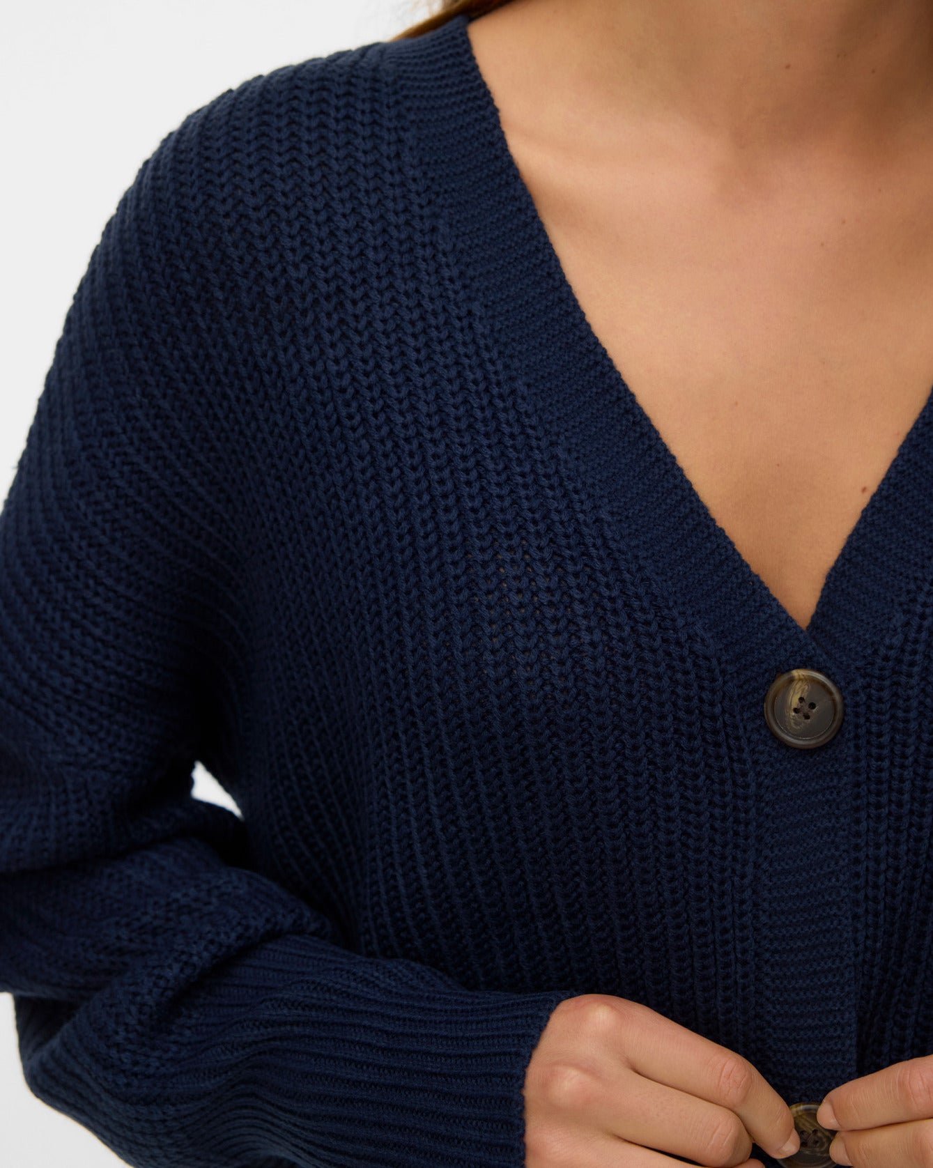 The Lea V-neck Short Cardigan - 2 COLORS