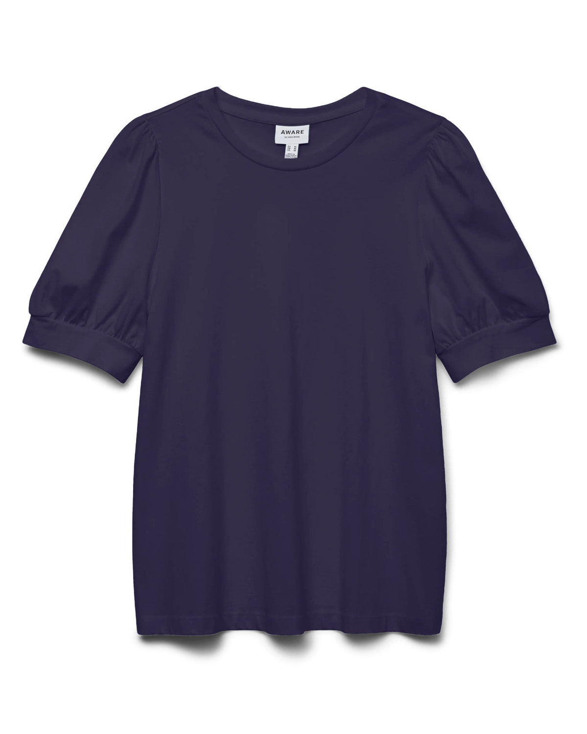 The Kerry Half Volume Sleeve Top: Eclipse