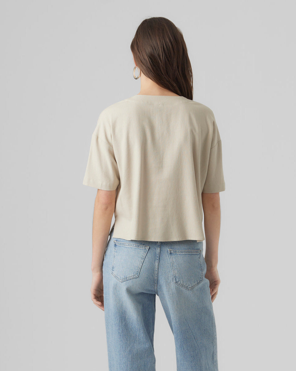 The Mymilo V-neck Button Blouse