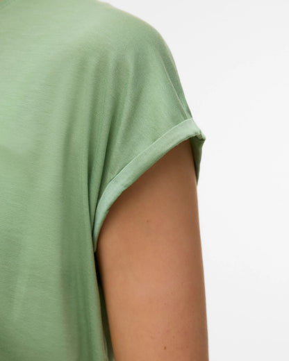 The Ava Plain Top: Mistletoe