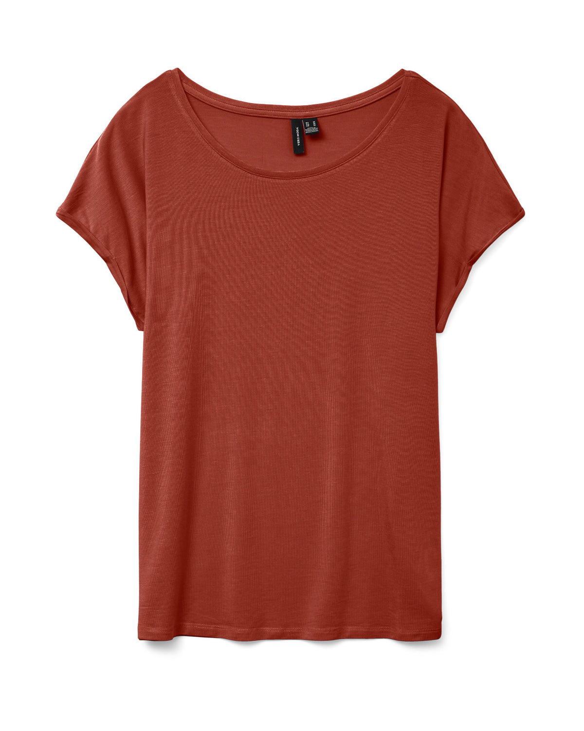 The Ava Plain Top: Burnt Henna