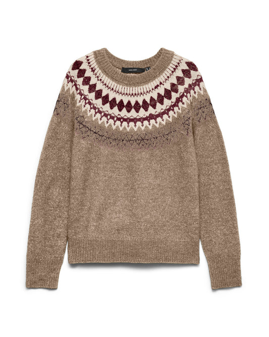 The Simone Nordic Knit: Silver Mink