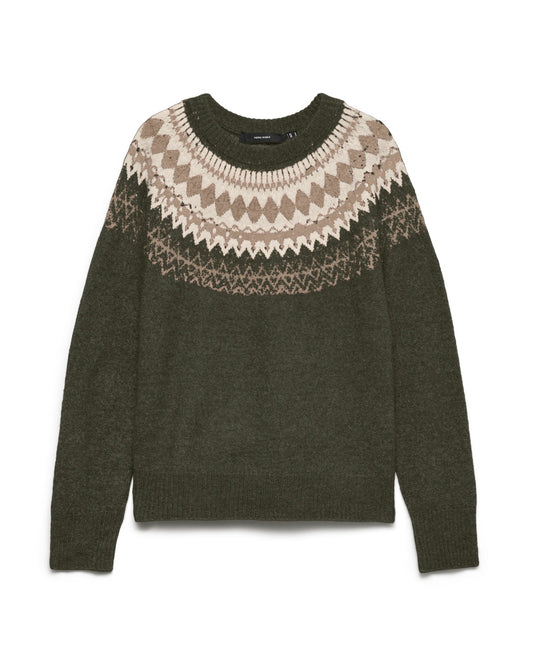 The Simone Nordic Knit: Forest Night