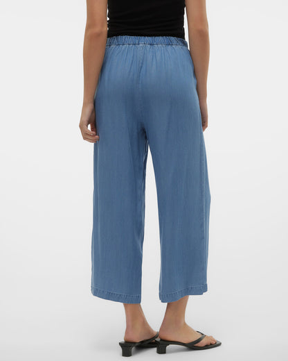 The Bree Wide Tencel Culotte Pant