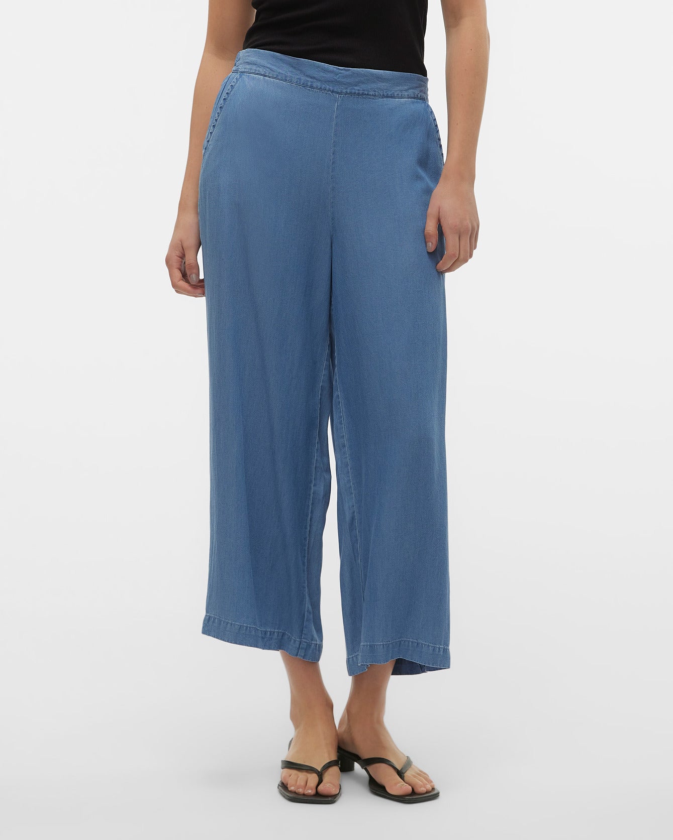 The Bree Wide Tencel Culotte Pant